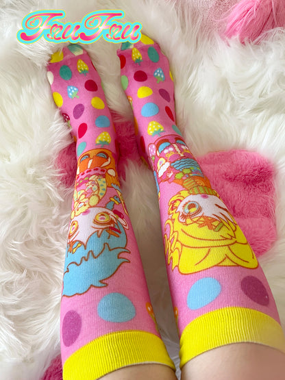 Kawaii Anime Shojo Strawberry Long Socks