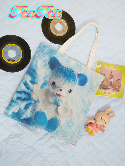 Kawaii Bunny Bear Tote Bag