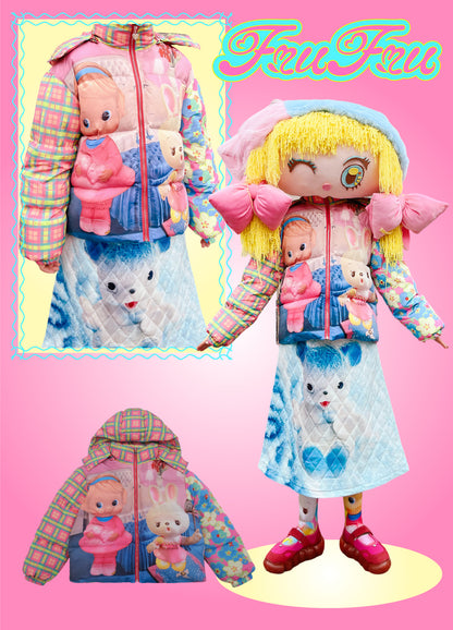 Shojo Heya Kawaii Doll Bunny Puffer Jacket