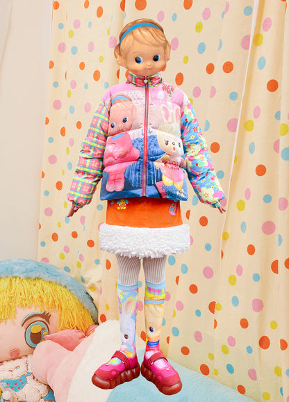 Shojo Heya Kawaii Doll Bunny Puffer Jacket