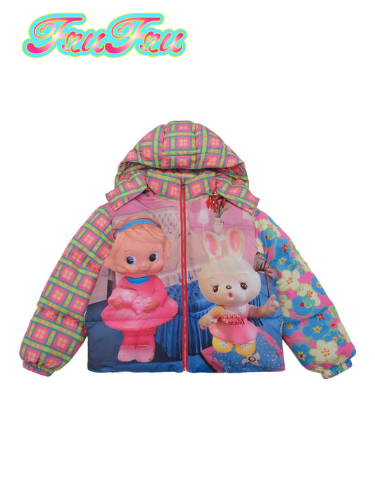 Shojo Heya Kawaii Doll Bunny Puffer Jacket