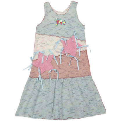 Kawaii Star Applique Knit Tank Dress