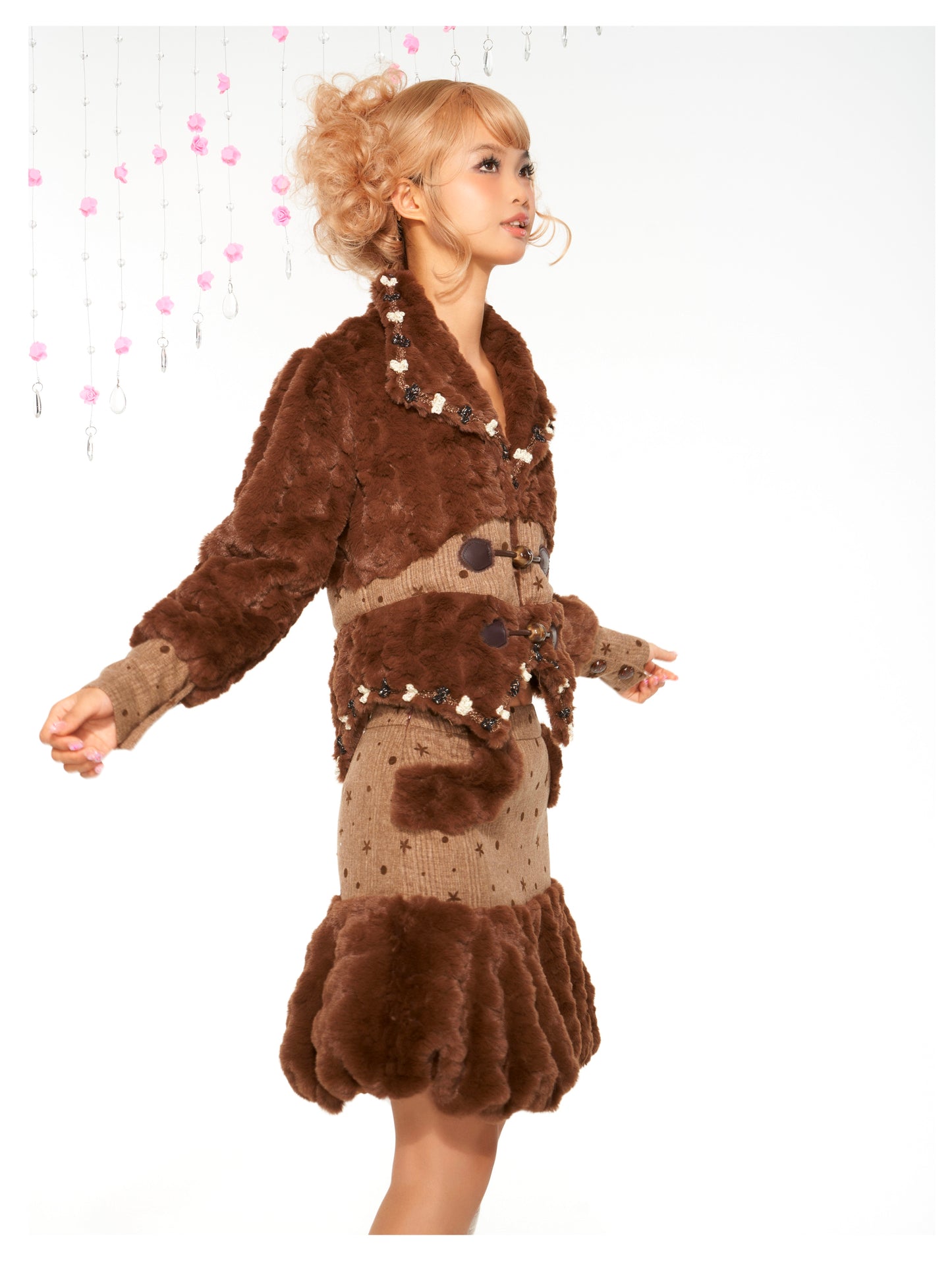 Kawaii Fluffy Cookie Coat