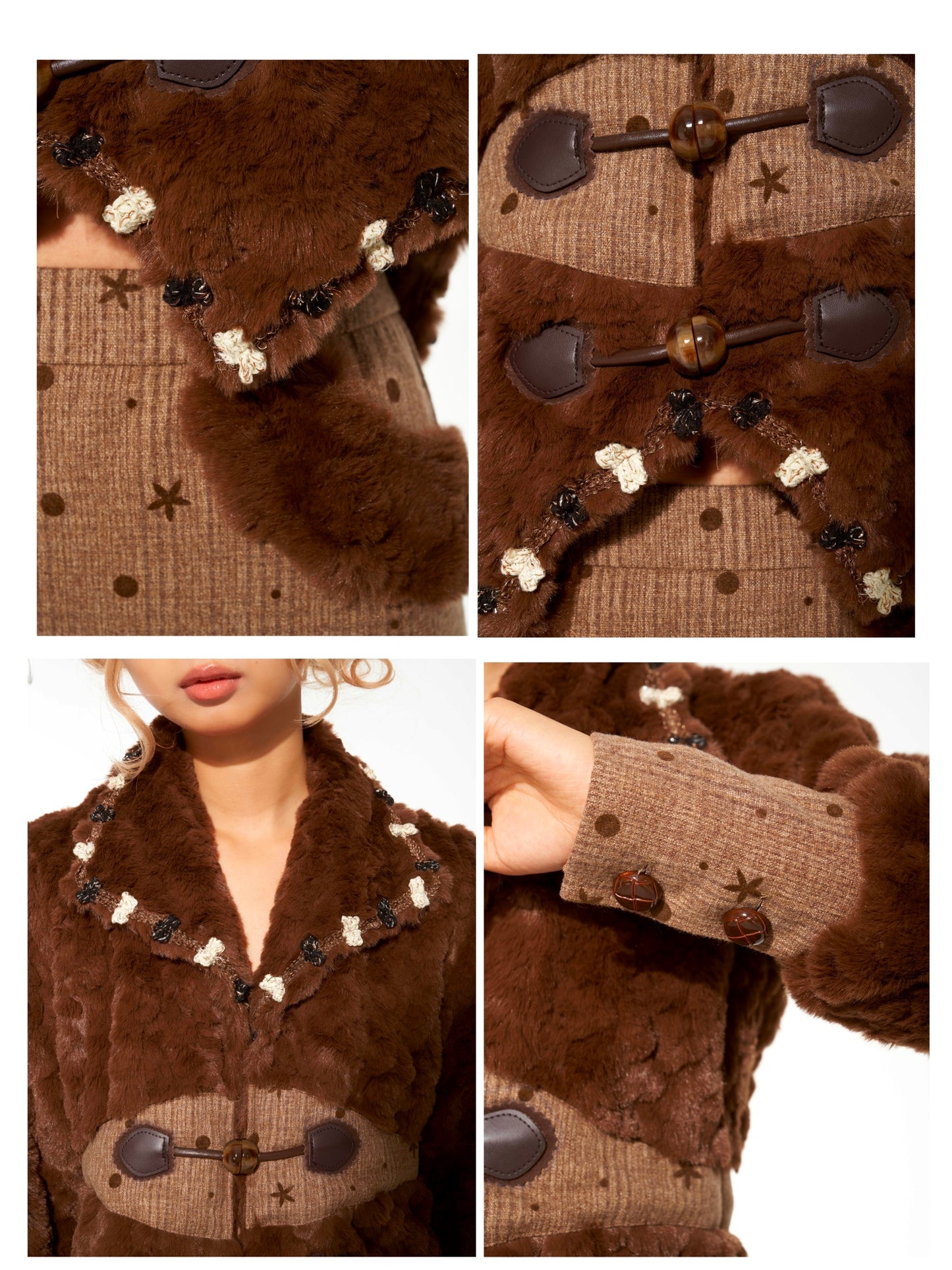 Kawaii Fluffy Cookie Coat