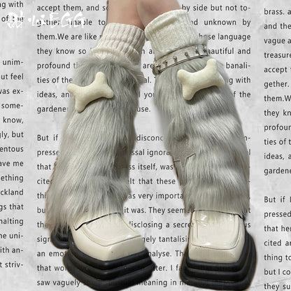 kawaii-fur-star-bone-leg-warmers