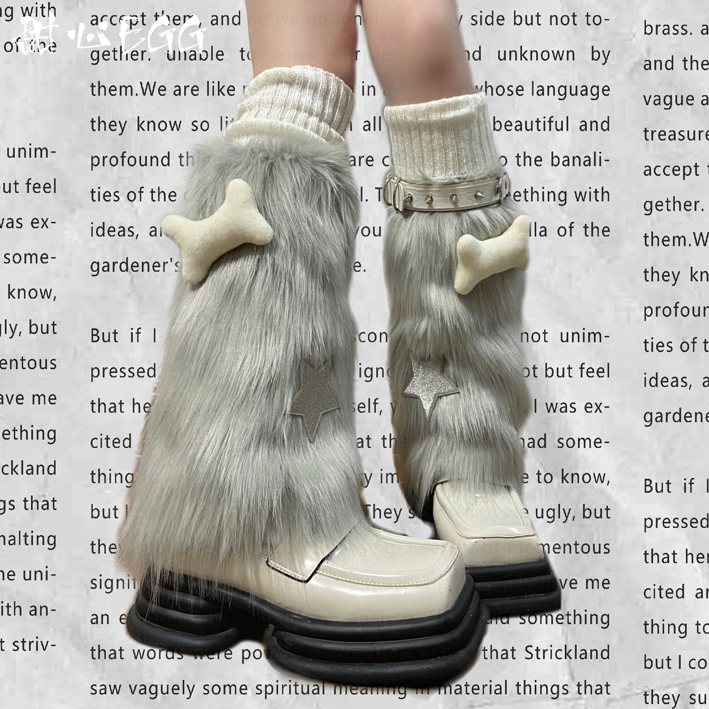 kawaii-fur-star-bone-leg-warmers