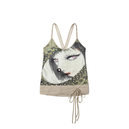 Girlie Illustration Cami Top