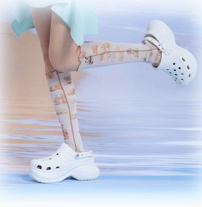 Bear Panda Mesh Long Socks