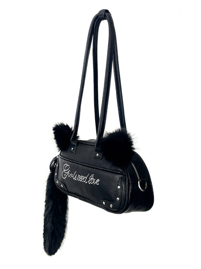 Kitty Cat Tail Shoulder Bag