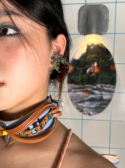 Futuristic Tribal Ear Cuffs