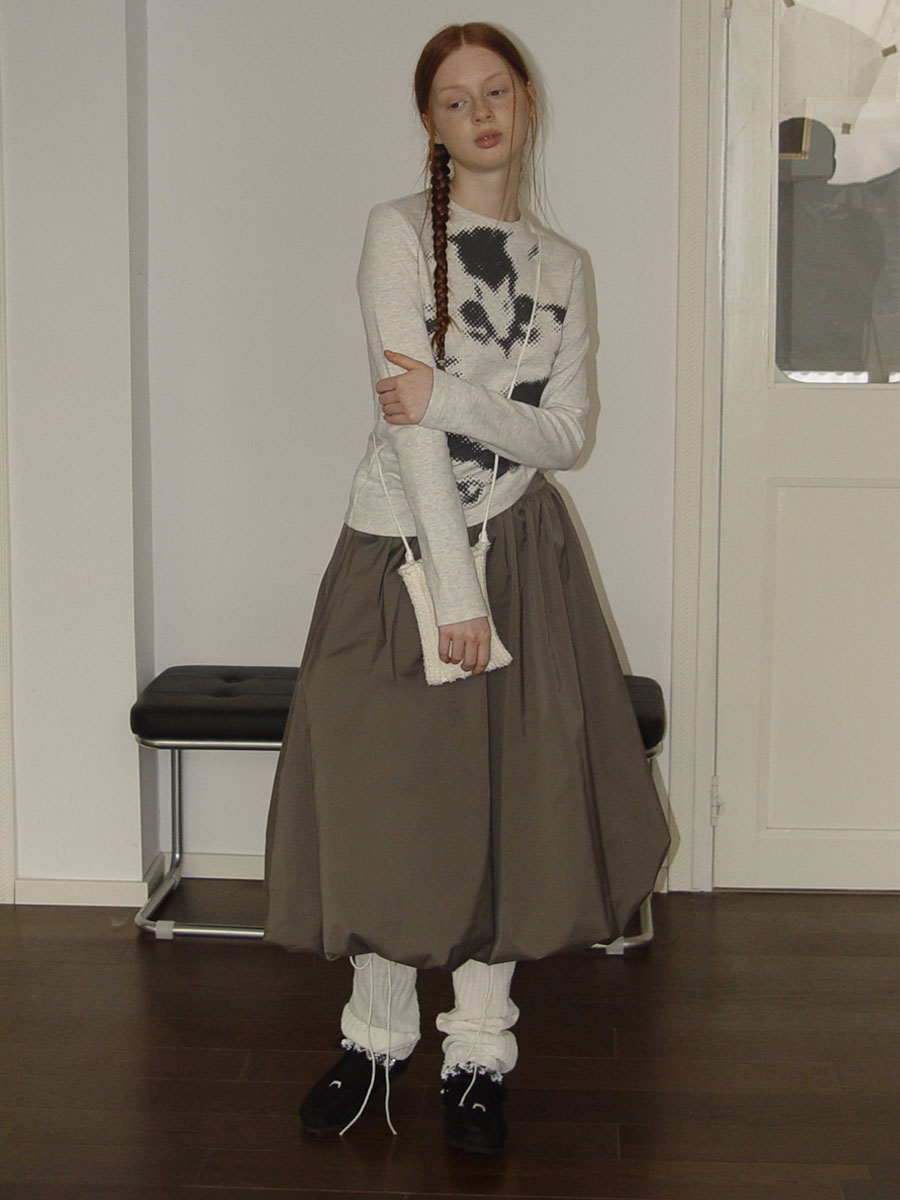 Puffy Ballon Maxi Skirt (Pre-order)