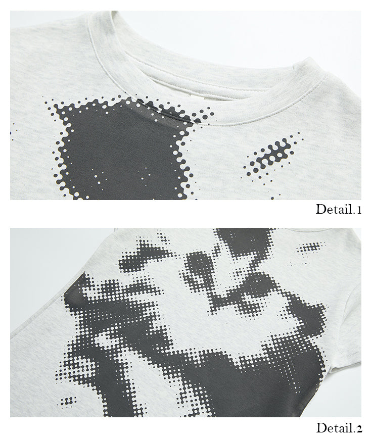 Halftone Kitty Cat Sweatshirt