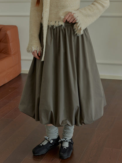 Puffy Ballon Maxi Skirt (Pre-order)