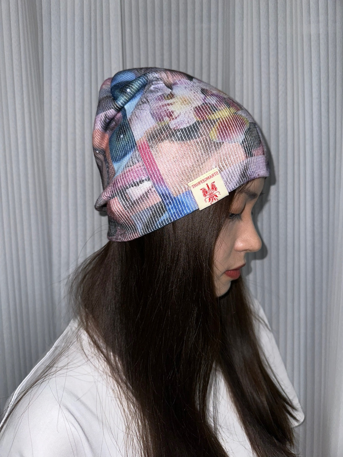 Orchid Iris Beanie