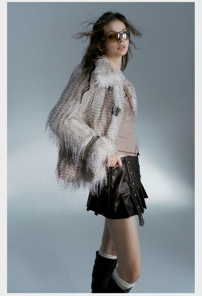 Grunge Fur Coat