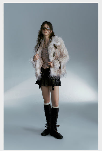 Grunge Fur Coat