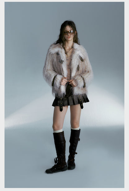 Grunge Fur Coat