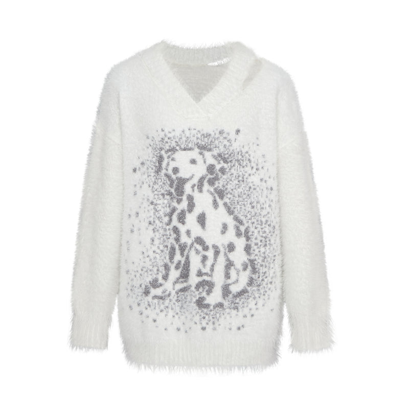 glitch-cupids-strike-a-pose-oversized-dalmatian-puppy-cutout-sweater