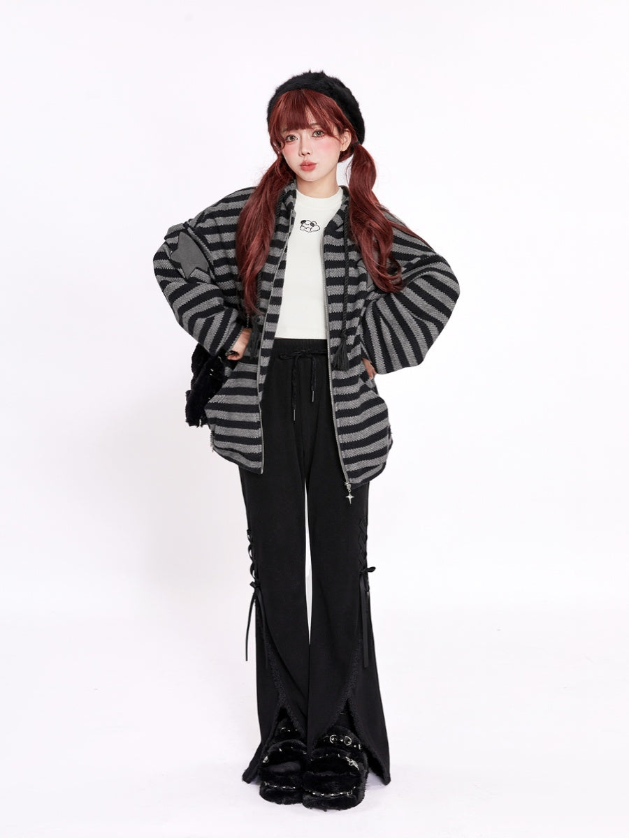 striped-oversize-long-bunny-ear-hoodie