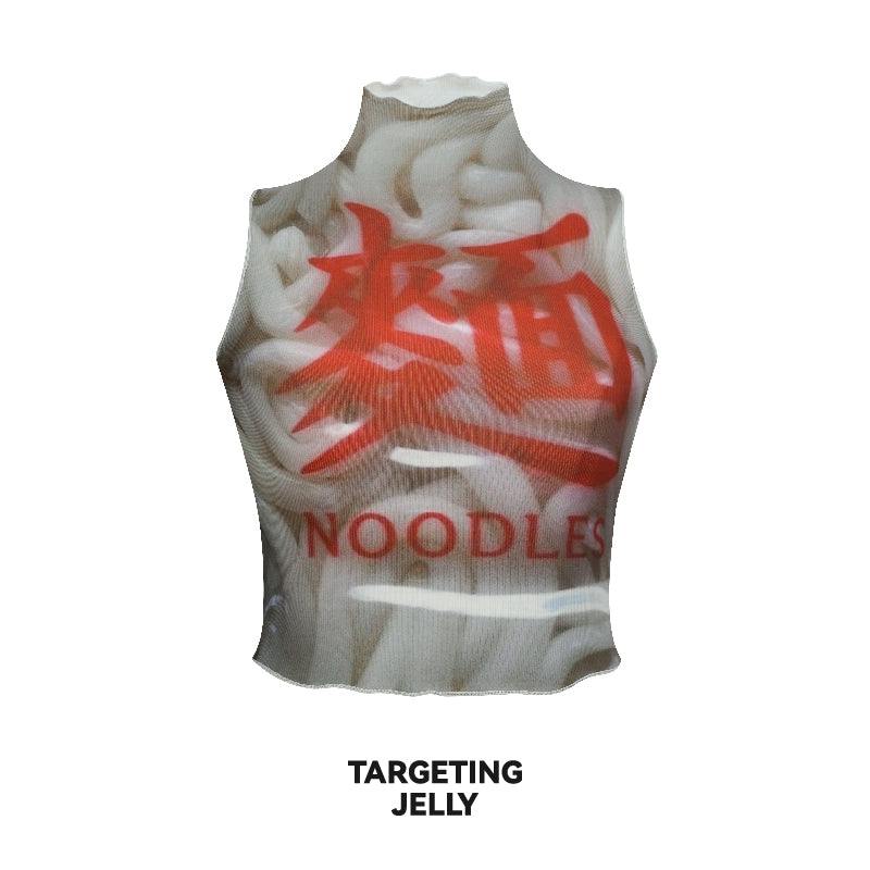 Ramen Noodle Cropped Tank Top