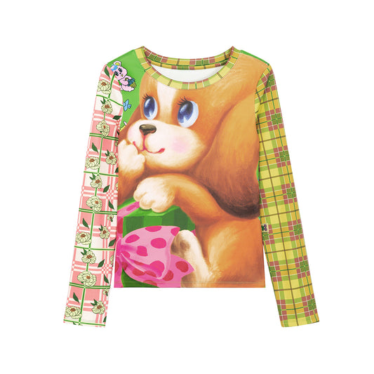 Cute Puppy Bunny Sweatshirt