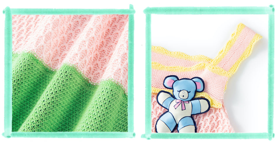 Kawaii Eepy Bear Knit Tank Top