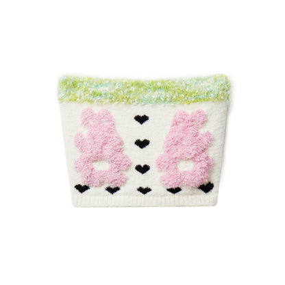 Fuzzy Bunny Heart Tube Top Set