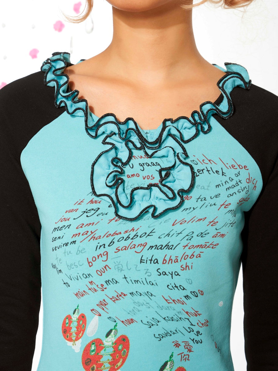 Kawaii Love Language Heart Shirt