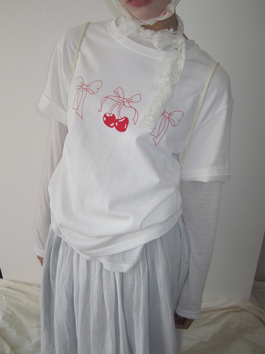 Cherry Ribbon T-shirt