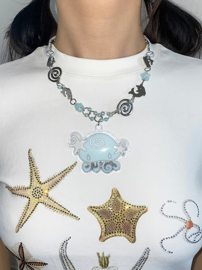 Fairy Jellyfish Aquarium Dream Necklace