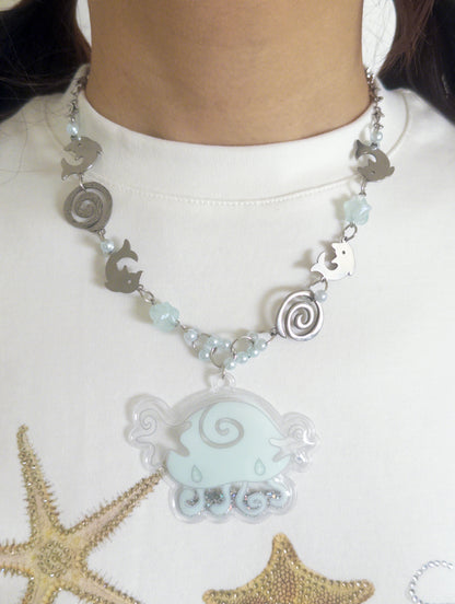Fairy Jellyfish Aquarium Dream Necklace