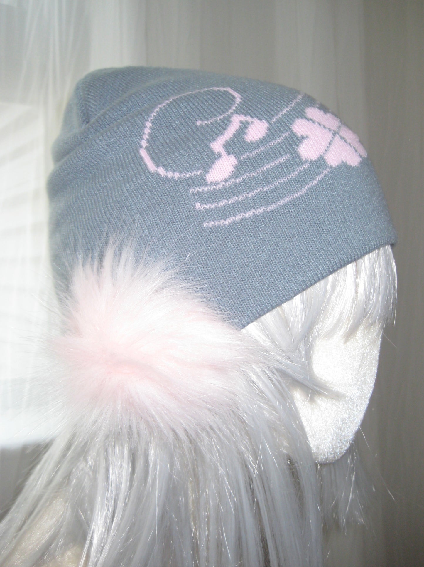 Fairy Clover Music Note Clef Beanie Hat