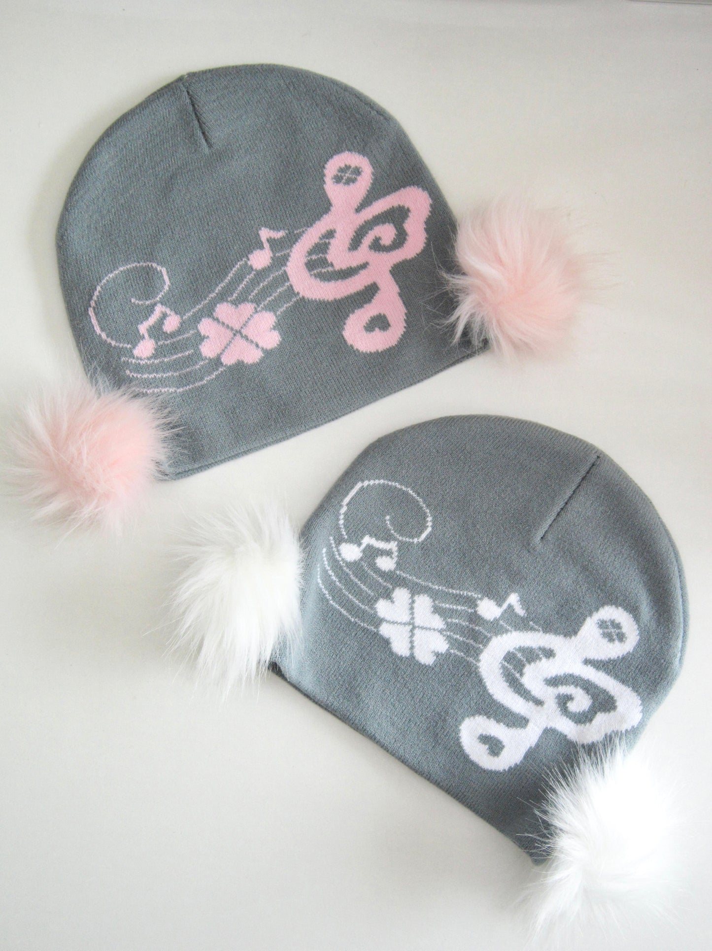 Fairy Clover Music Note Clef Beanie Hat