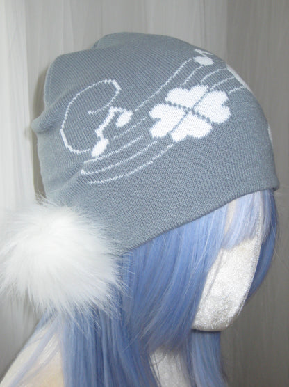 Fairy Clover Music Note Clef Beanie Hat