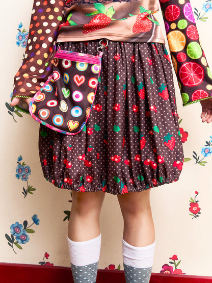 Fruits Strawberry Chocolate Balloon Skirt