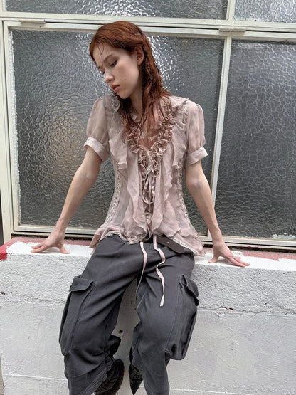Fairy Lace Ruffle Shirt