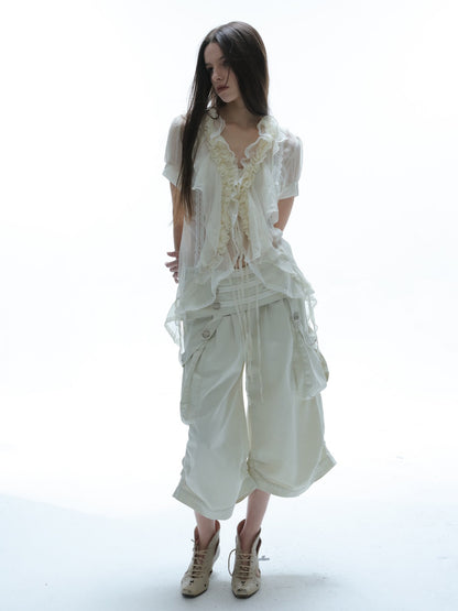 Fairy Lace Ruffle Shirt