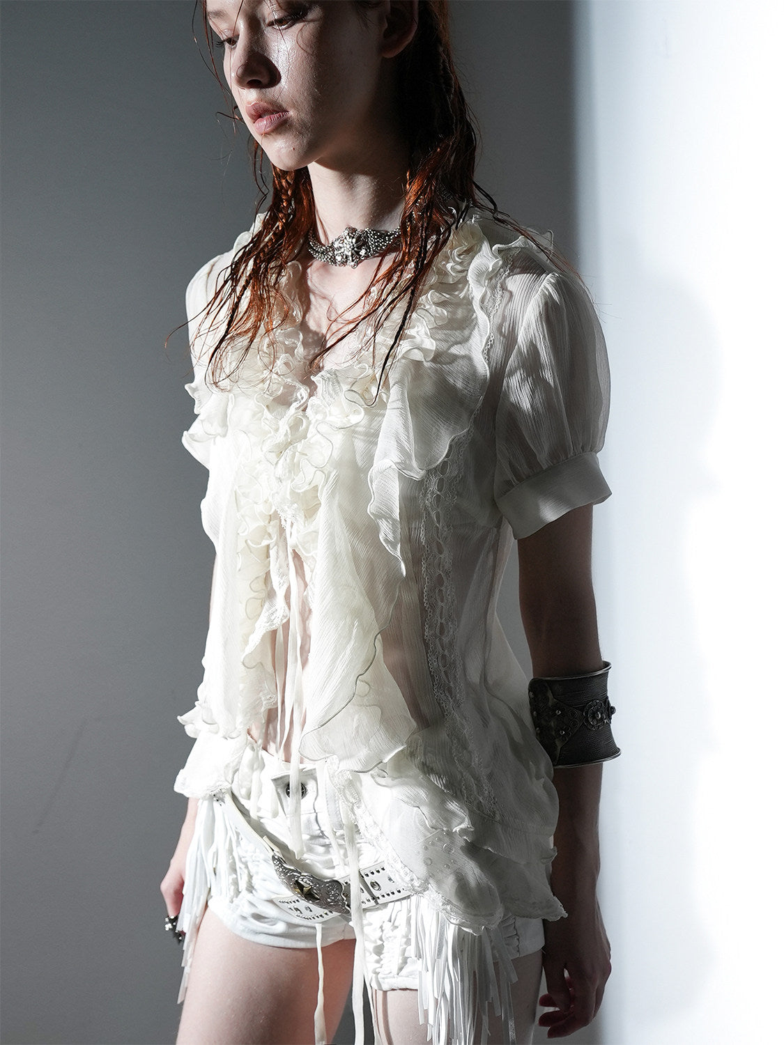 Fairy Lace Ruffle Shirt