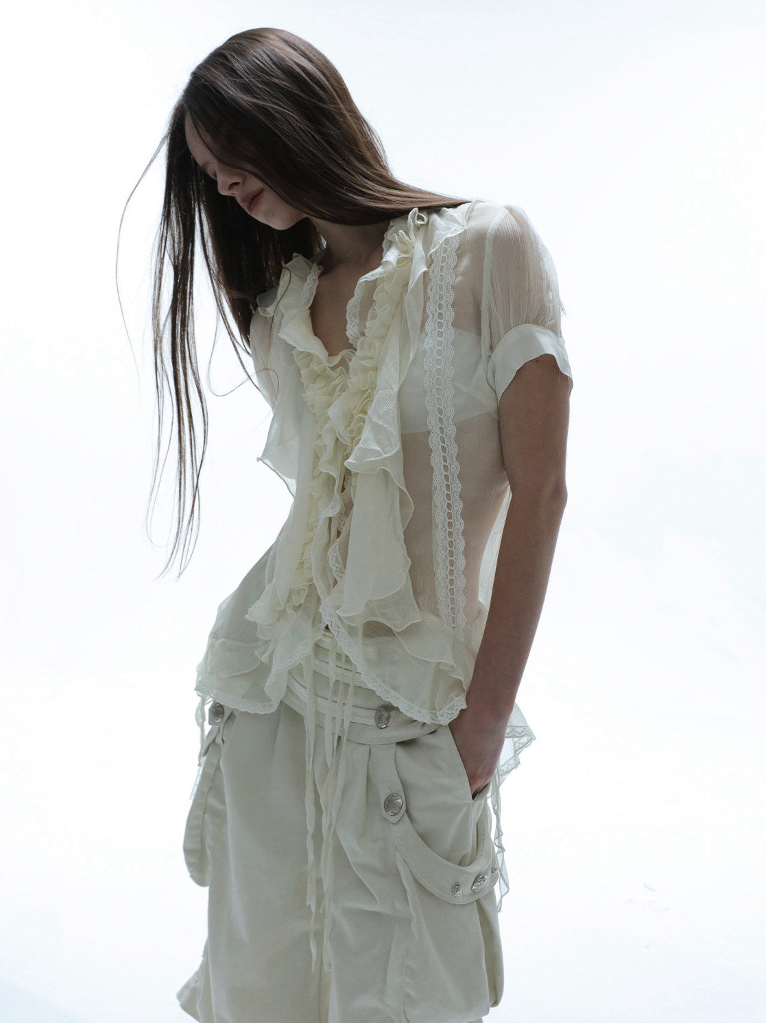 Fairy Lace Ruffle Shirt