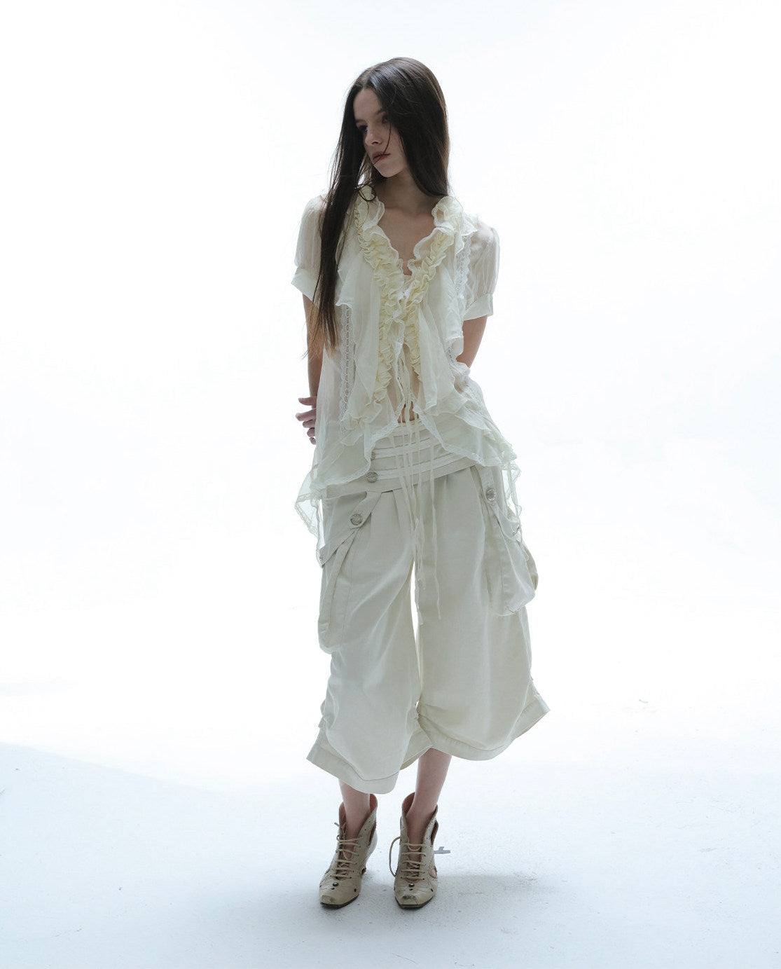 Fairy Lace Ruffle Shirt