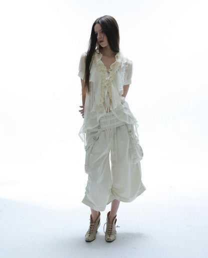 Fairy Lace Ruffle Shirt