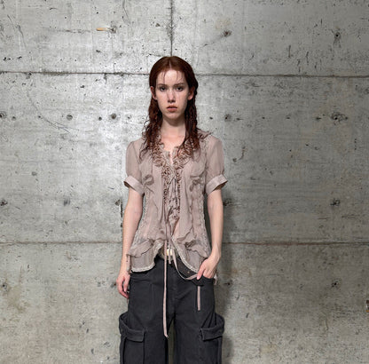 Fairy Lace Ruffle Shirt