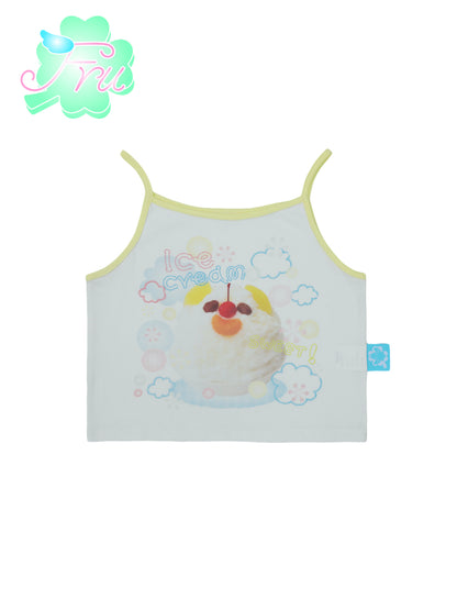 Ice Cream Shojo White Cami Top