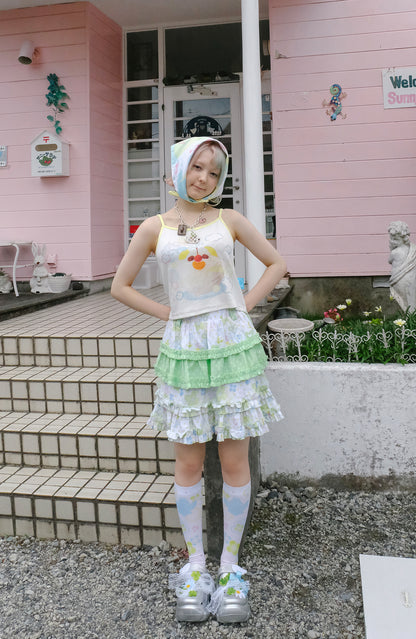 Ice Cream Shojo White Cami Top