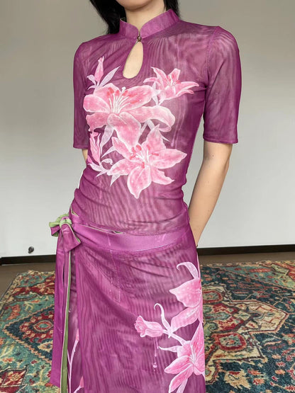 Lily Cheongsam 2-Way Shirt