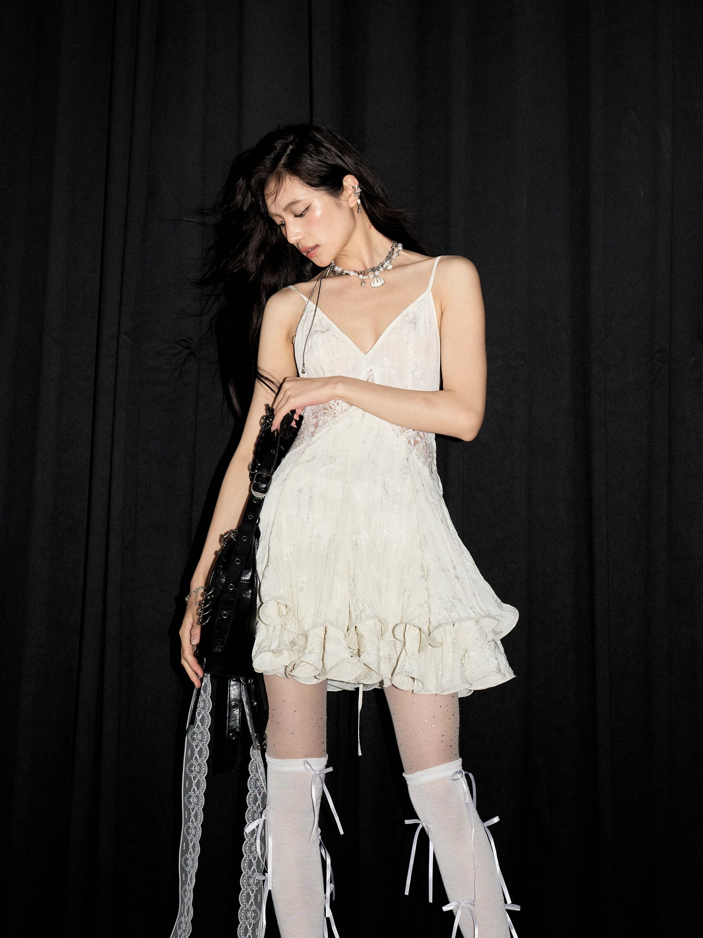 Balletcore Fairy Lace Cami Dress
