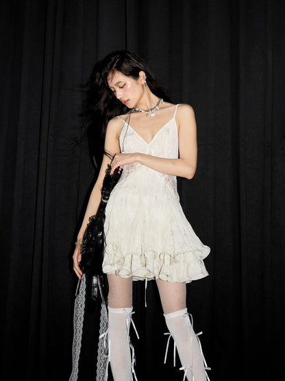 Balletcore Fairy Lace Cami Dress