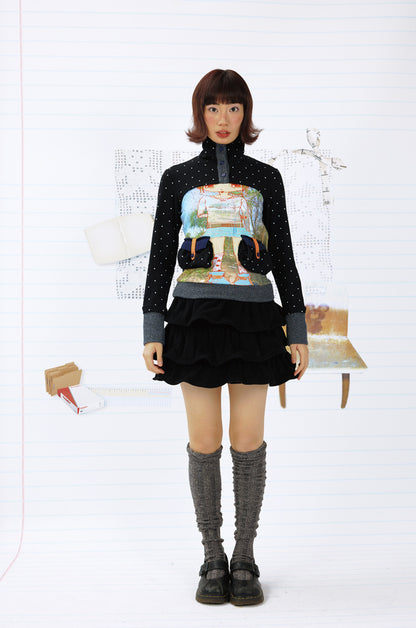 Kawaii Park Girl Collage Shirt