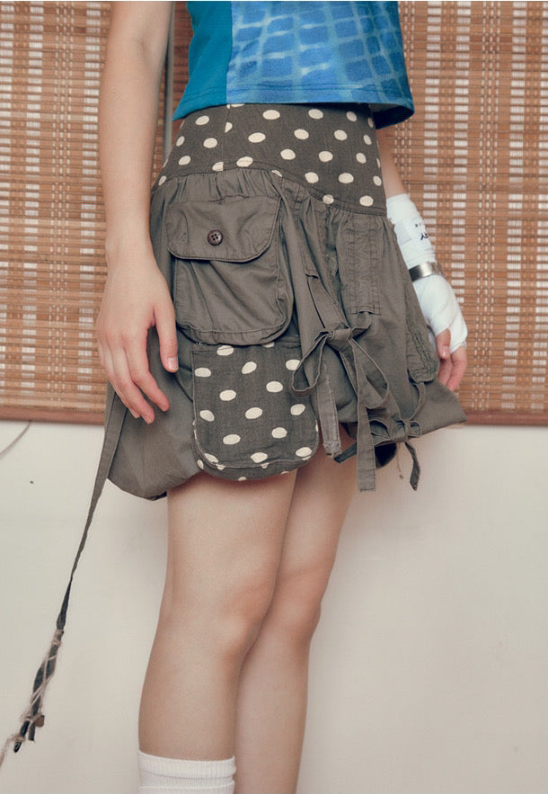 Polka Dots Ballon Skirt