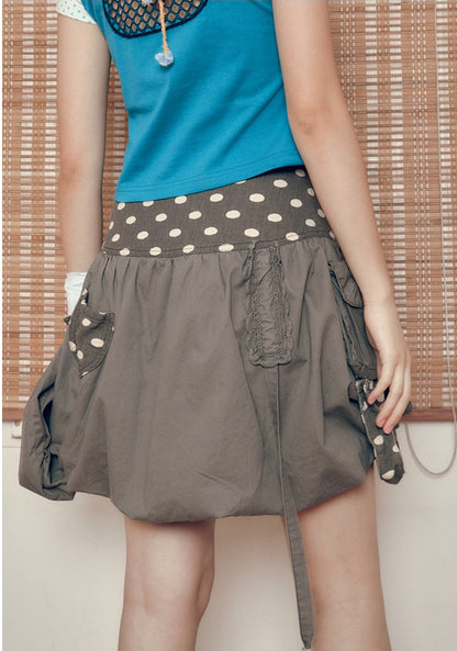 Polka Dots Ballon Skirt